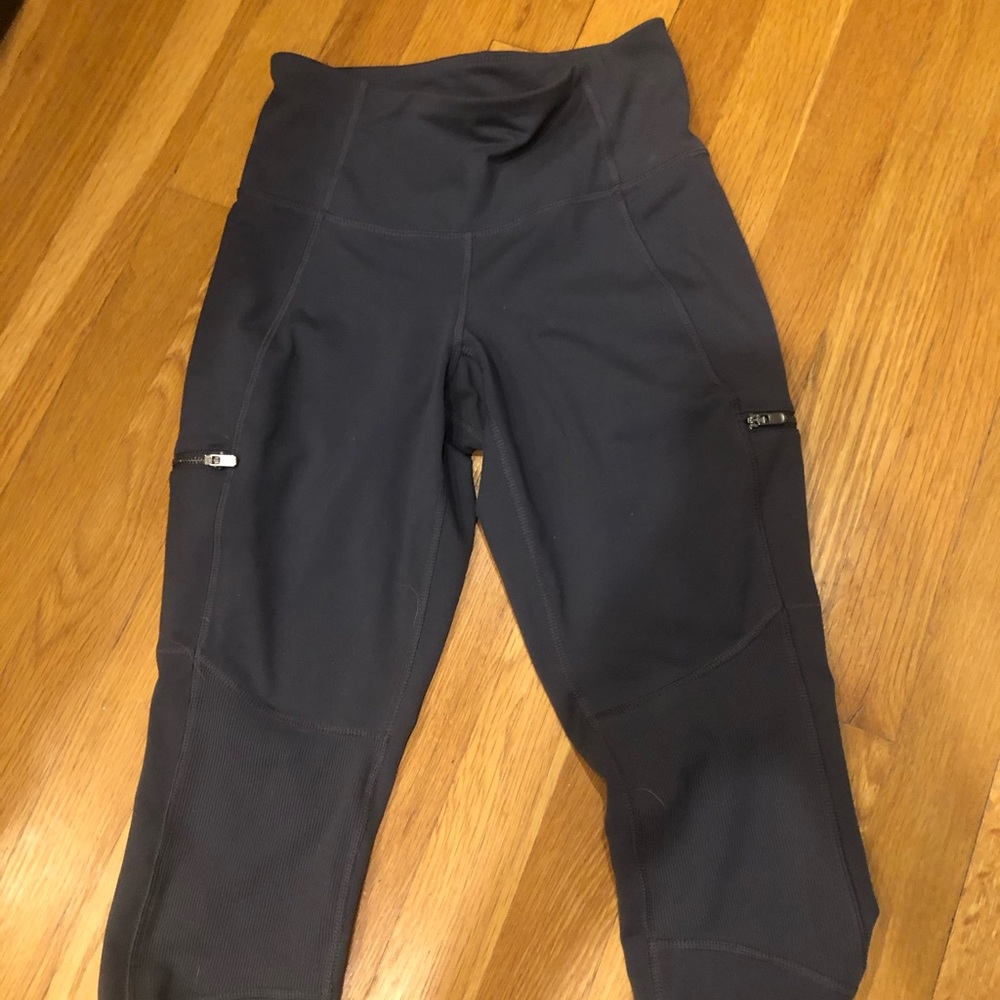 New full length grey athletic leggings